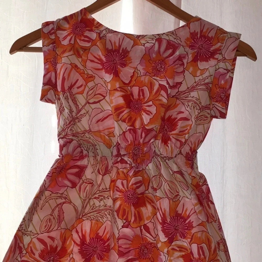 🌺Emerald August (6) gorgeous floral dress EUC 🌺